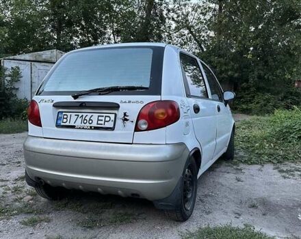 Белый Дэу Матиз, объемом двигателя 1 л и пробегом 187 тыс. км за 3000 $, фото 1 на Automoto.ua