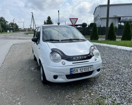 Белый Дэу Матиз, объемом двигателя 0.8 л и пробегом 190 тыс. км за 1550 $, фото 1 на Automoto.ua
