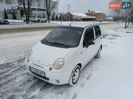 Белый Дэу Матиз, объемом двигателя 0.8 л и пробегом 156 тыс. км за 2800 $, фото 1 на Automoto.ua