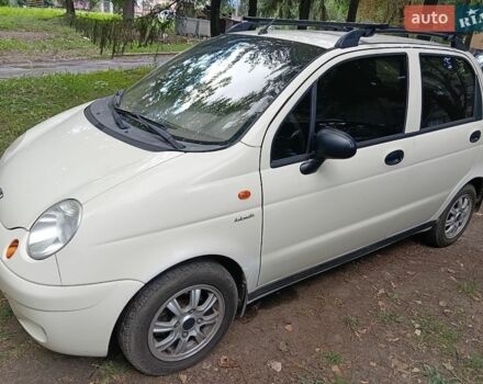 Белый Дэу Матиз, объемом двигателя 0.8 л и пробегом 104 тыс. км за 2800 $, фото 1 на Automoto.ua