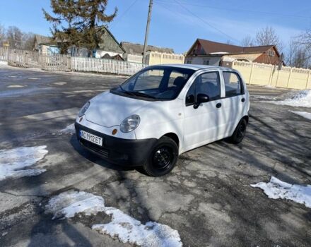 Белый Дэу Матиз, объемом двигателя 0.8 л и пробегом 102 тыс. км за 1650 $, фото 1 на Automoto.ua