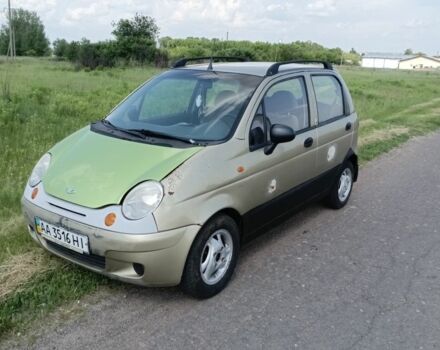 Бежевий Деу Матіз, об'ємом двигуна 8 л та пробігом 76 тис. км за 1538 $, фото 1 на Automoto.ua