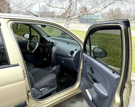 Бежевый Дэу Матиз, объемом двигателя 0.8 л и пробегом 118 тыс. км за 3300 $, фото 6 на Automoto.ua