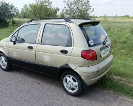 Бежевий Деу Матіз, об'ємом двигуна 8 л та пробігом 76 тис. км за 1538 $, фото 3 на Automoto.ua