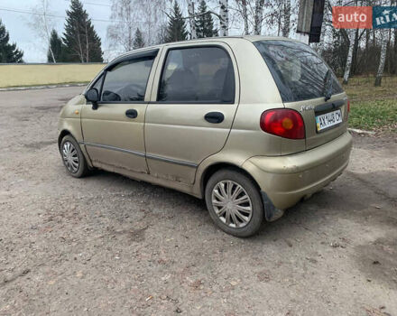 Бежевый Дэу Матиз, объемом двигателя 0.8 л и пробегом 137 тыс. км за 1500 $, фото 1 на Automoto.ua