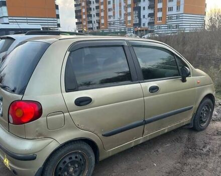 Бежевий Деу Матіз, об'ємом двигуна 0.8 л та пробігом 130 тис. км за 1650 $, фото 11 на Automoto.ua