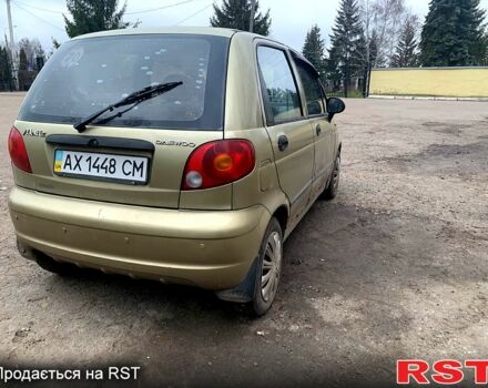 Бежевый Дэу Матиз, объемом двигателя 0.8 л и пробегом 137 тыс. км за 1500 $, фото 4 на Automoto.ua
