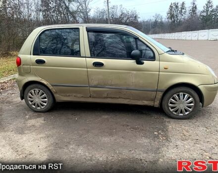 Бежевый Дэу Матиз, объемом двигателя 0.8 л и пробегом 137 тыс. км за 1500 $, фото 3 на Automoto.ua