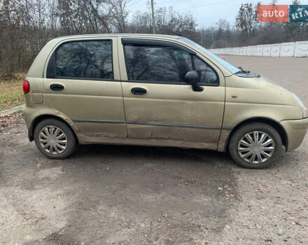 Бежевый Дэу Матиз, объемом двигателя 0.8 л и пробегом 137 тыс. км за 1500 $, фото 2 на Automoto.ua