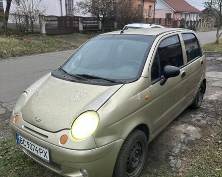 Бежевый Дэу Матиз, объемом двигателя 0.8 л и пробегом 150 тыс. км за 1500 $, фото 3 на Automoto.ua