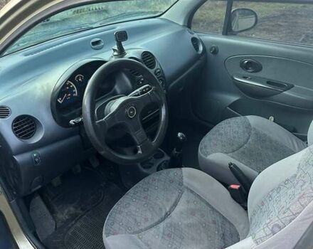 Бежевий Деу Матіз, об'ємом двигуна 0.8 л та пробігом 130 тис. км за 1650 $, фото 12 на Automoto.ua