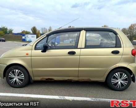 Бежевий Деу Матіз, об'ємом двигуна 0.8 л та пробігом 118 тис. км за 1300 $, фото 1 на Automoto.ua