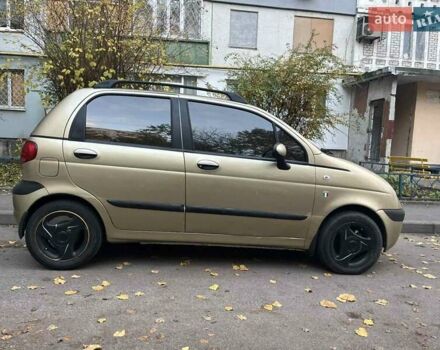 Бежевый Дэу Матиз, объемом двигателя 0.8 л и пробегом 100 тыс. км за 3200 $, фото 5 на Automoto.ua