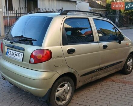 Бежевий Деу Матіз, об'ємом двигуна 0.8 л та пробігом 69 тис. км за 1600 $, фото 3 на Automoto.ua