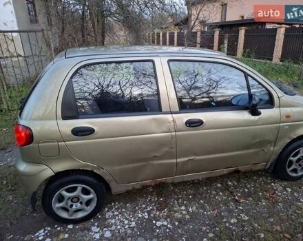 Бежевий Деу Матіз, об'ємом двигуна 0.8 л та пробігом 122 тис. км за 1300 $, фото 3 на Automoto.ua
