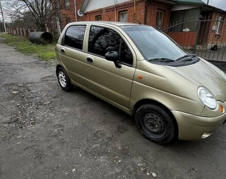 Бежевый Дэу Матиз, объемом двигателя 0.8 л и пробегом 115 тыс. км за 2600 $, фото 2 на Automoto.ua