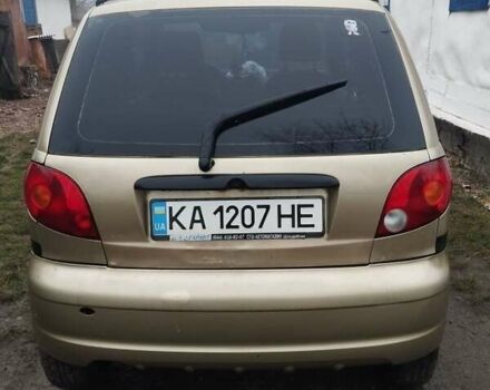 Бежевый Дэу Матиз, объемом двигателя 0.8 л и пробегом 234 тыс. км за 1200 $, фото 1 на Automoto.ua