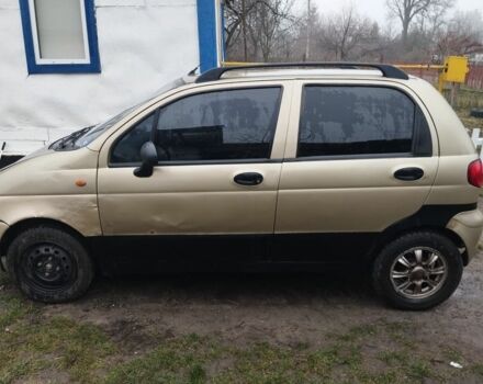 Бежевий Деу Матіз, об'ємом двигуна 0.8 л та пробігом 234 тис. км за 1200 $, фото 1 на Automoto.ua