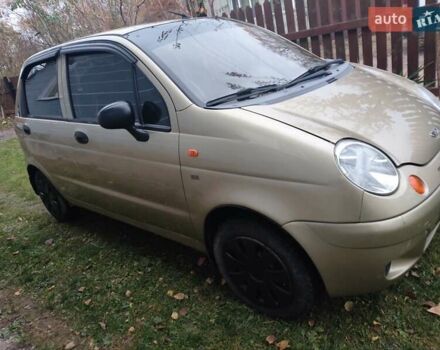 Бежевый Дэу Матиз, объемом двигателя 0.8 л и пробегом 97 тыс. км за 3300 $, фото 4 на Automoto.ua