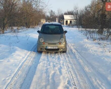 Бежевий Деу Матіз, об'ємом двигуна 0.8 л та пробігом 161 тис. км за 900 $, фото 1 на Automoto.ua