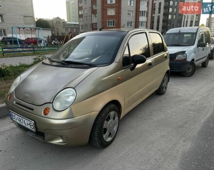 Бежевий Деу Матіз, об'ємом двигуна 0.8 л та пробігом 196 тис. км за 999 $, фото 1 на Automoto.ua