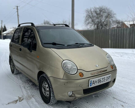 Бежевый Дэу Матиз, объемом двигателя 0.8 л и пробегом 116 тыс. км за 1350 $, фото 1 на Automoto.ua