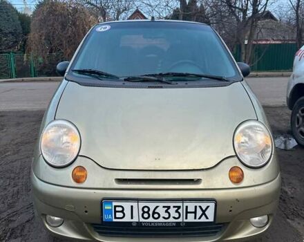 Бежевий Деу Матіз, об'ємом двигуна 0.8 л та пробігом 130 тис. км за 1650 $, фото 1 на Automoto.ua