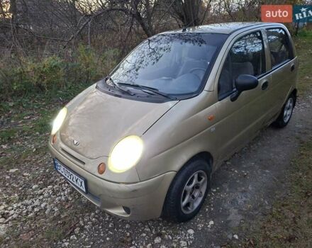 Бежевый Дэу Матиз, объемом двигателя 0.8 л и пробегом 122 тыс. км за 1000 $, фото 1 на Automoto.ua