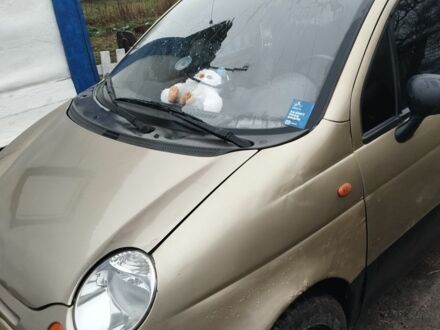 Бежевый Дэу Матиз, объемом двигателя 0.8 л и пробегом 234 тыс. км за 1200 $, фото 1 на Automoto.ua