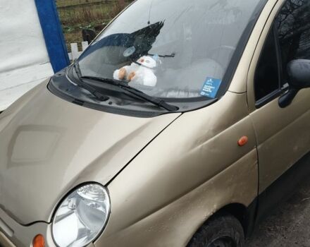 Бежевый Дэу Матиз, объемом двигателя 0.8 л и пробегом 234 тыс. км за 1200 $, фото 1 на Automoto.ua