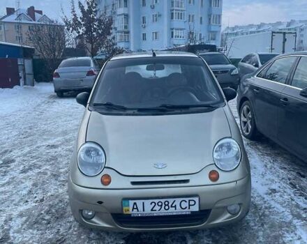 Бежевый Дэу Матиз, объемом двигателя 0.8 л и пробегом 220 тыс. км за 2500 $, фото 1 на Automoto.ua