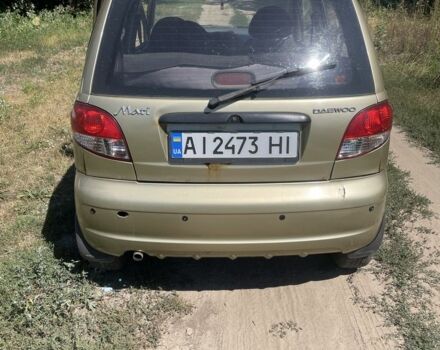 Бежевий Деу Матіз, об'ємом двигуна 0.8 л та пробігом 2 тис. км за 500 $, фото 1 на Automoto.ua