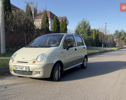 Бежевый Дэу Матиз, объемом двигателя 1 л и пробегом 87 тыс. км за 3500 $, фото 1 на Automoto.ua
