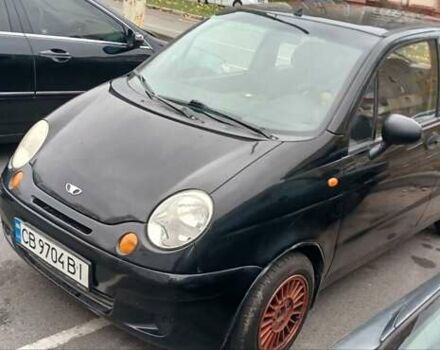 Черный Дэу Матиз, объемом двигателя 0.8 л и пробегом 150 тыс. км за 1950 $, фото 2 на Automoto.ua