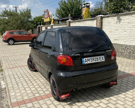 Черный Дэу Матиз, объемом двигателя 0.8 л и пробегом 100 тыс. км за 1750 $, фото 2 на Automoto.ua