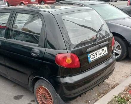 Черный Дэу Матиз, объемом двигателя 0.8 л и пробегом 150 тыс. км за 1950 $, фото 3 на Automoto.ua