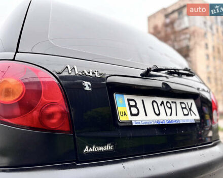 Черный Дэу Матиз, объемом двигателя 0.8 л и пробегом 82 тыс. км за 2800 $, фото 6 на Automoto.ua