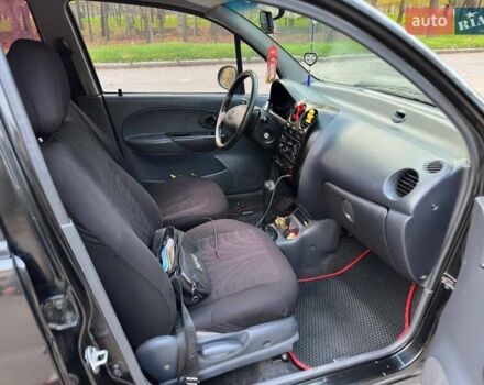 Черный Дэу Матиз, объемом двигателя 0.8 л и пробегом 140 тыс. км за 3000 $, фото 15 на Automoto.ua