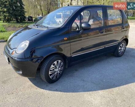 Черный Дэу Матиз, объемом двигателя 0.8 л и пробегом 100 тыс. км за 2400 $, фото 2 на Automoto.ua