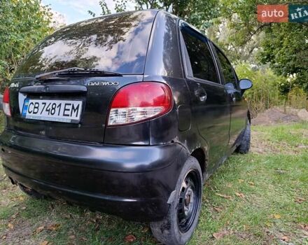 Чорний Деу Матіз, об'ємом двигуна 0.8 л та пробігом 157 тис. км за 1350 $, фото 4 на Automoto.ua