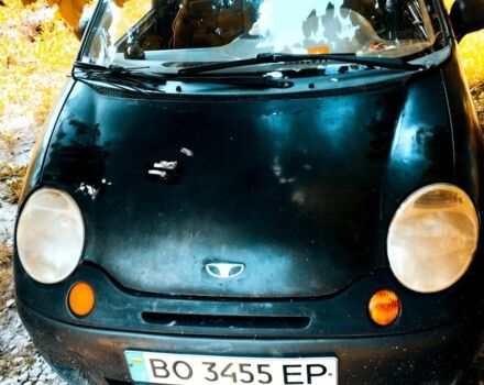 Черный Дэу Матиз, объемом двигателя 0.8 л и пробегом 2 тыс. км за 500 $, фото 1 на Automoto.ua