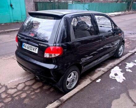 Черный Дэу Матиз, объемом двигателя 0.8 л и пробегом 100 тыс. км за 2000 $, фото 1 на Automoto.ua
