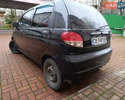 Черный Дэу Матиз, объемом двигателя 0.8 л и пробегом 159 тыс. км за 1800 $, фото 3 на Automoto.ua