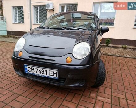 Черный Дэу Матиз, объемом двигателя 0.8 л и пробегом 159 тыс. км за 1800 $, фото 2 на Automoto.ua