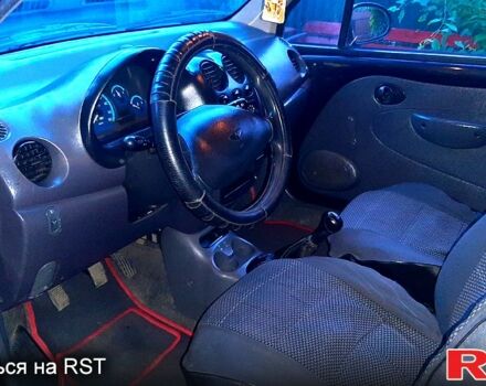 Черный Дэу Матиз, объемом двигателя 0.8 л и пробегом 170 тыс. км за 2200 $, фото 4 на Automoto.ua