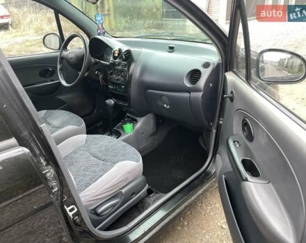 Черный Дэу Матиз, объемом двигателя 0.8 л и пробегом 155 тыс. км за 2800 $, фото 11 на Automoto.ua
