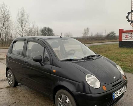 Черный Дэу Матиз, объемом двигателя 0.8 л и пробегом 141 тыс. км за 2400 $, фото 1 на Automoto.ua