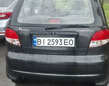 Черный Дэу Матиз, объемом двигателя 0.8 л и пробегом 170 тыс. км за 3100 $, фото 2 на Automoto.ua