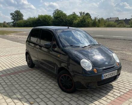 Чорний Деу Матіз, об'ємом двигуна 0.8 л та пробігом 100 тис. км за 1550 $, фото 1 на Automoto.ua