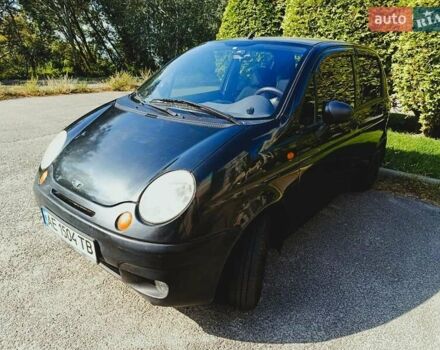 Черный Дэу Матиз, объемом двигателя 0.8 л и пробегом 290 тыс. км за 3000 $, фото 1 на Automoto.ua